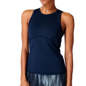 Sweaty Betty All Day Racerback Tank Small navy blue